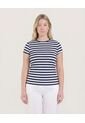 Camiseta  Para Mujer Manga Corta Cuello Redondo Color Azul Marca Ostu #40092723 de Ostu