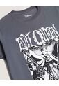 Camiseta  Para Mujer Manga Corta Cuello Redondo Color Gris Marca Ostu #40092870 de Ostu