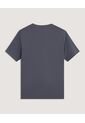 Camiseta  Para Mujer Manga Corta Cuello Redondo Color Gris Marca Ostu #40092870 de Ostu