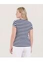 Camiseta  Para Mujer Manga Corta Cuello Redondo Color Azul Marca Ostu #40092723 de Ostu