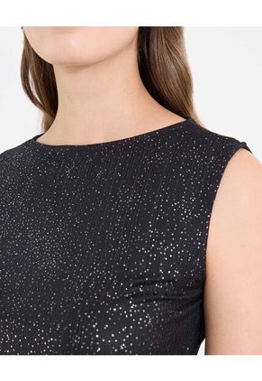 Camiseta  Para Mujer Manga Sisa Cuello Redondo Color Negro Marca Ostu #40092791