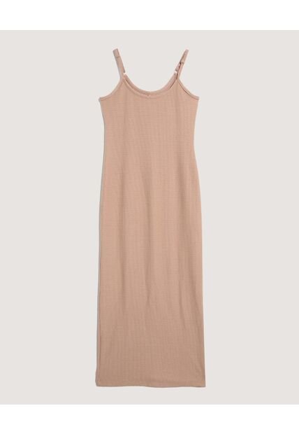 Vestido Para Mujer M/Sisa Largo Color Camel Marca Ostu #40170344