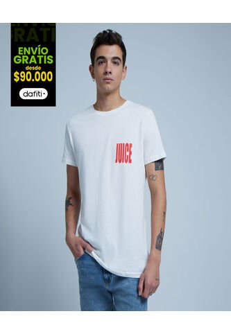 Camiseta Para Hombre Manga Corta Color Beige Marca Ostu #60091210 Ostu