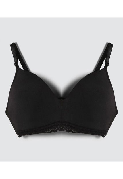 Brasier Para Mujer Monocopa Color Negro Marca Ostu #40830020