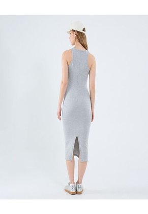 Vestido Para Mujer M/Sisa Largo Color Gris Marca Ostu #40170299