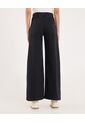 Jean Para Mujer Wide-Leg Color Negro Marca Ostu #40160585 de Ostu