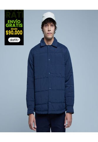 Chaqueta Para Hombre Acolchada Color Azul  Marca Ostu #60080132 Ostu