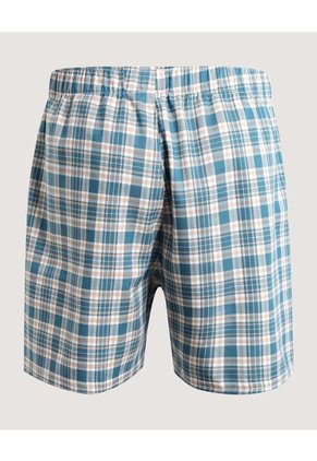 Boxer  Para Hombre Bragueta Amplio Color Azul Marca Ostu #60000512