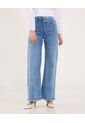 Jean Para Mujer Wide-Leg Color Azul Marca Ostu #40160587 de Ostu