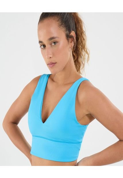 Top Para Mujer  Color Azul Marca Ostu #40220418