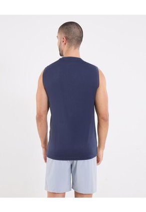 Camiseta  Para Hombre Manga Sisa Cuello Redondo Color Azul Marca Ostu #60091473