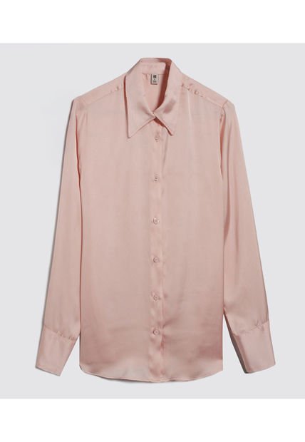 Camisa Para Mujer Manga Larga Color Rosa Marca Ostu #40010224
