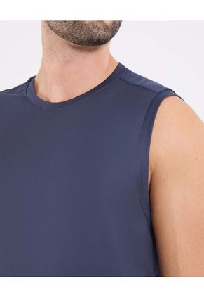 Camiseta  Para Hombre Manga Sisa Cuello Redondo Color Azul Marca Ostu #60091473