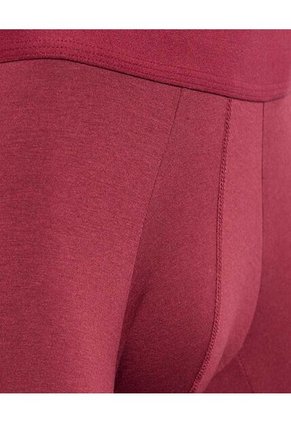 Boxer Para Hombre Filete Corto Algodón Color Vino Marca Ostu #60000437