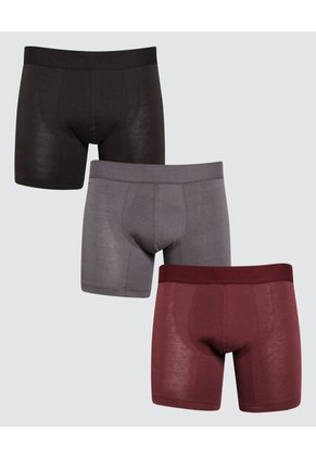 Boxer Para Hombre Filete Medio Algodón Color Pack X Marca Ostu #60000388