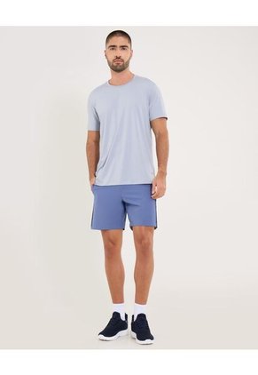 Camiseta  Para Hombre Manga Corta Cuello Redondo Color Gris Marca Ostu #60091716