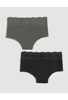Panty Para Mujer Cachetero Color Negro Marca Ostu #40800104