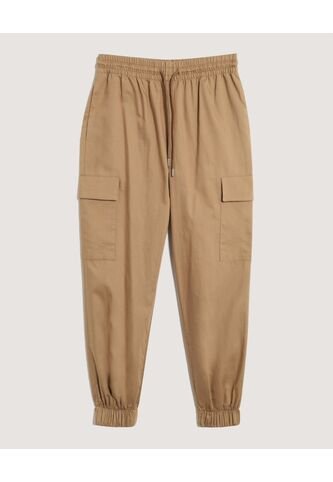 Pantalón  Para Mujer Jogger Color Café Marca Ostu #40070911 Ostu