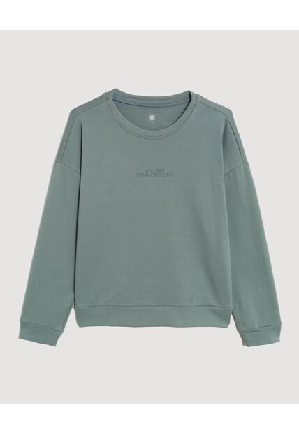 Buzo  Para Mujer Cuello Redondo Color Verde Marca Ostu #40060533