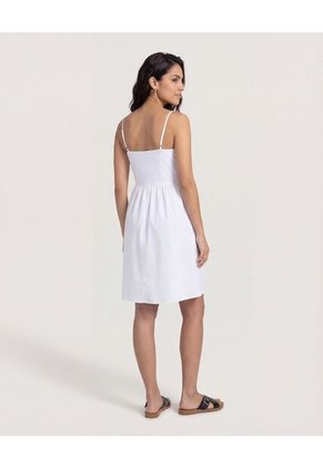 Vestido  Para Mujer M/Sisa Medio Color Blanco Marca Ostu #40170363