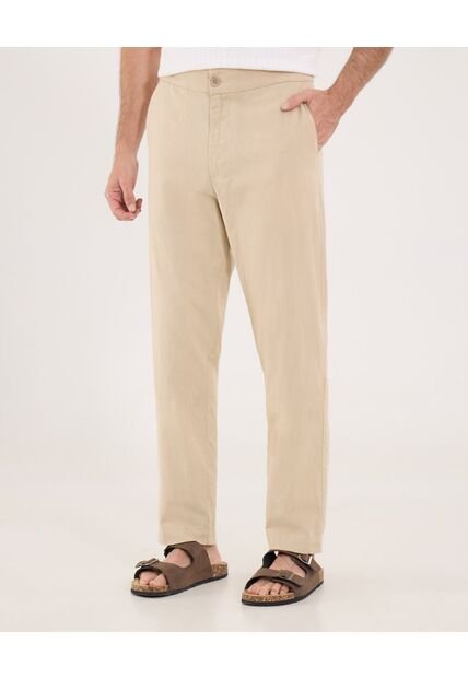 Pantalón Para Hombre Moda Color Beige Marca Ostu #60070503