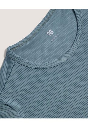 Camiseta  Para Mujer Manga Corta Cuello Redondo Color Verde Marca Ostu #40092802