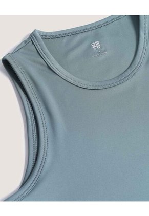 Camiseta  Para Mujer Manga Sisa Cuello Redondo Color Verde Marca Ostu #40092793