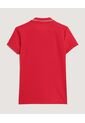 Polo  Para Mujer Manga Corta Color Rojo Marca Ostu #40110190 de Ostu