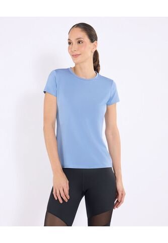 Camiseta  Para Mujer Manga Corta Cuello Redondo Color Azul Marca Ostu #40092798 Ostu