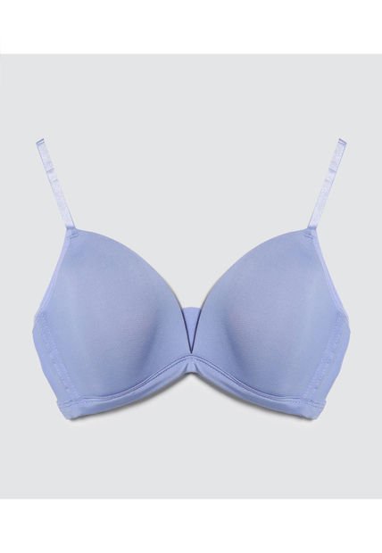 Brasier Para Mujer Copa Triangular Color Azul  Marca Ostu #40830014