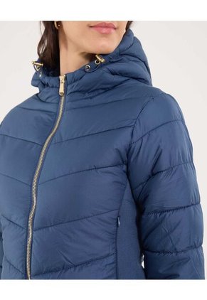 Chaqueta Para Mujer Acolchada Color Azul Oscuro Marca Ostu #40080198