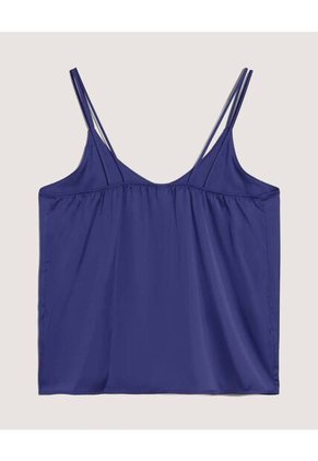 Blusa  Para Mujer Manga Sisa Color Azul Marca Ostu #40121299
