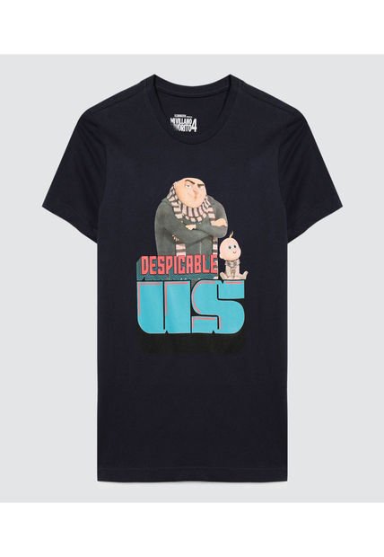 Camiseta Para Niño Manga Corta Color Azul  Marca Ostu #80090201