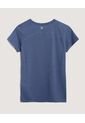 Camiseta  Para Mujer Manga Corta Cuello Redondo Color Azul Marca Ostu #40092814 de Ostu
