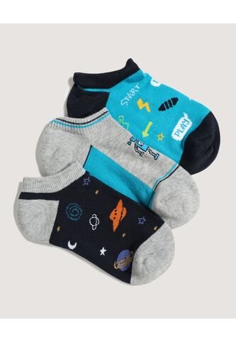 Medias Para Niño Invisible Color Pack X Marca Ostu #80980121 Ostu