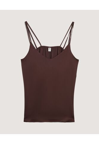 Blusa  Para Mujer Manga Sisa Color Café Marca Ostu #40121299 Ostu