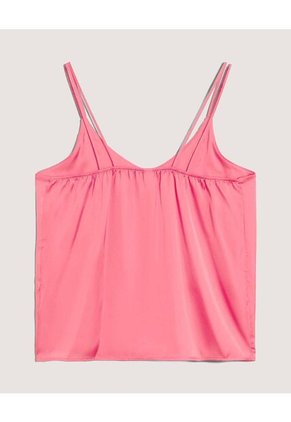 Blusa  Para Mujer Manga Sisa Color Coral Marca Ostu #40121299