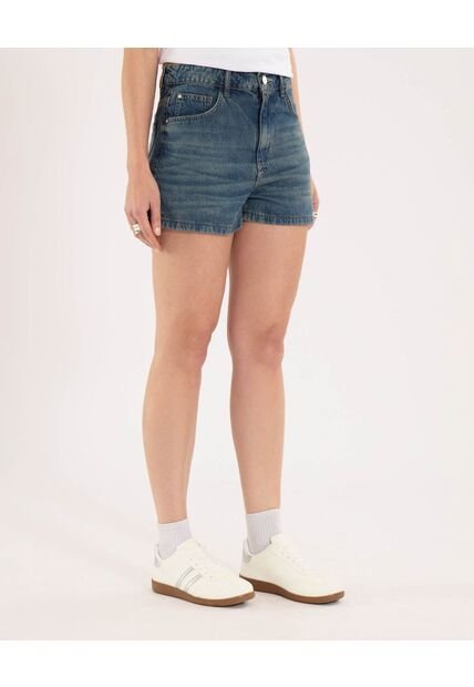 Short Para Mujer Relax Color Azul Marca Ostu #40190365