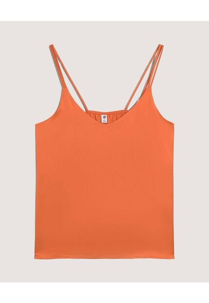 Blusa  Para Mujer Manga Sisa Color Naranja Marca Ostu #40121299