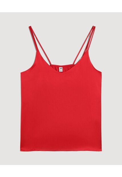 Blusa  Para Mujer Manga Sisa Color Rojo Marca Ostu #40121299