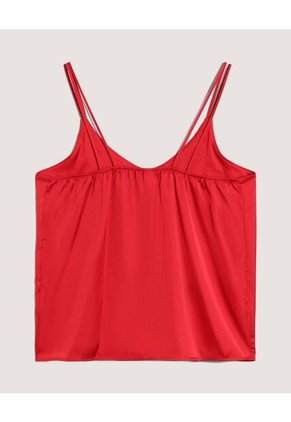 Blusa  Para Mujer Manga Sisa Color Rojo Marca Ostu #40121299