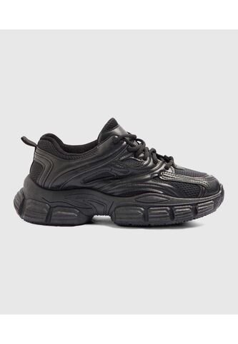 Tenis Para Mujer Casual Color Negro Marca Ostu #40720164 Ostu