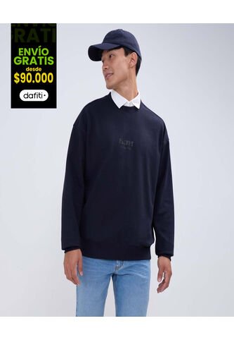 Buzo Para Hombre Cuello Redondo Color Azul  Marca Ostu #60060466 Ostu