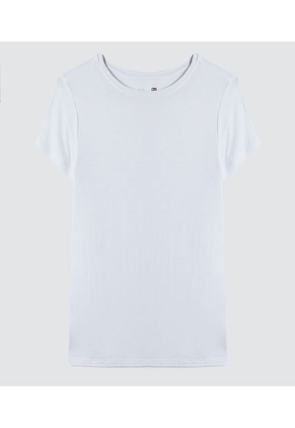 Camiseta Para Mujer Manga Corta Color Blanco Marca Ostu #40091641