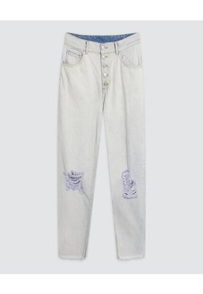 Jean Para Mujer Mom Color Azul  Marca Ostu #40160257