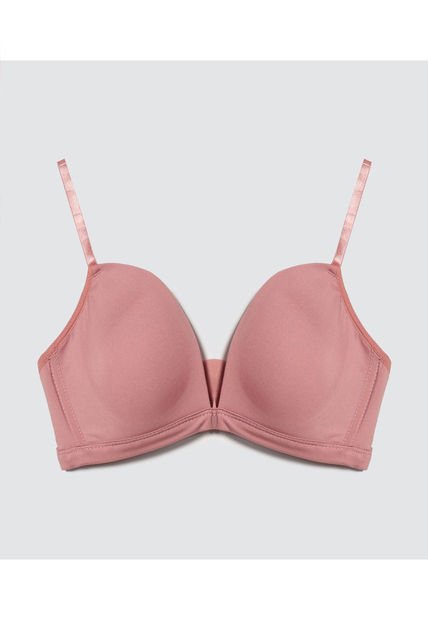 Brasier Para Mujer Copa Triangular Color Rosado  Marca Ostu #40830014