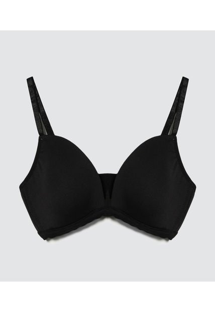 Brasier Para Mujer Copa Triangular Color Negro Marca Ostu #40830014