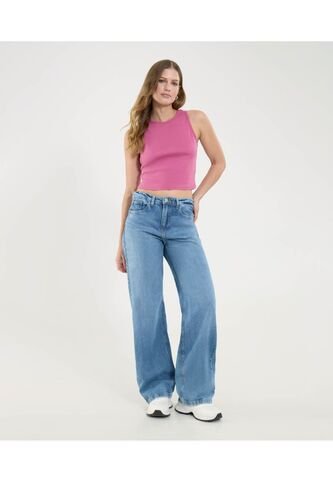 Camiseta Para Mujer Crop Top Manga Sisa Color Morado Marca Ostu #40092608 Ostu