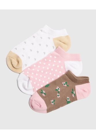 Medias Infantil Niña Invisible Color Negro Marca Ostu #90980140 Ostu