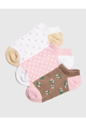 Medias Infantil Niña Invisible Color Negro Marca Ostu #90980140